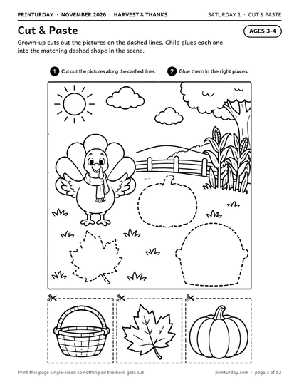 Harvest cut and paste