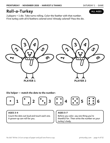 Roll-a-Turkey